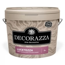 Декоративная штукатурка с эффектом перламутровых песчаных вихрей Decorazza Lucetezza / Лючетецца(5л) Aluminio LC-700