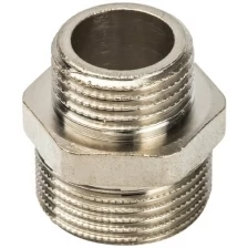 STOUT Ниппель переходной НН 3/4" x 1/2" никелированный