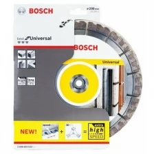 Алмазный диск BOSCH Best for Universal230-22,23