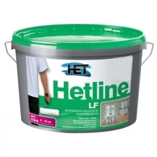 Краска акриловая HET Hetline LF, база А, матовая, белый, 10 л