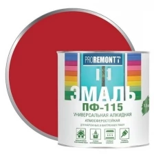 Эмаль ПФ-115 Proremontt 1,9 кг, черный