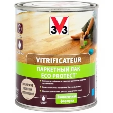 Лак акриловый V33 ECO PROTECT 107859, для паркета, полуглянец, дуб, 5л