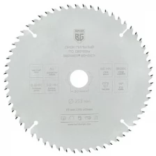 Диск пильный по дереву и ДСП, чистый рез (255x30/25.4/20/16x60z, 3.2/2.2 мм, ATB 12°, атака 14°) BERGER BG1657