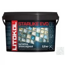 Затирка эпоксидная двухкомпонентная Litokol Starlike Evo S.102, Bianco Ghiaccio, 1 кг