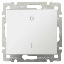 Legrand Выключатель одноклавишный трехполюсный Legrand Valena 10A 400V белый 774403