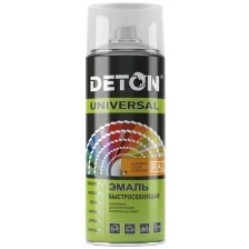 Deton Эмаль акриловая DETON UNIVERSAL графитовый серый RAL 7024 быстросохнущая ,аэрозоль 520мл