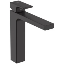 Смеситель для раковины Hansgrohe Vernis Shape 71591670 матовый черный