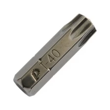 Бита Torx 40 х 25, сталь CrV-S2, серия "Профи", уп.2шт, ПРАКТИКА