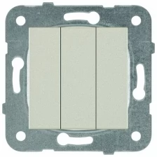 Выключатель Panasonic модуль 3кл бронза Karre Plus 54845 WKTT0015-2BR-RES