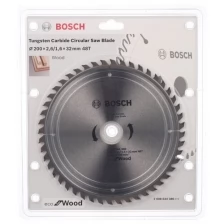 Диск пильный по дереву Bosch Optiline ECO (2608644380) 200х32х2,5 мм 48 зубьев