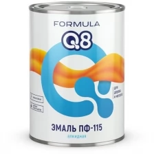 Эмаль алкидная (А) Formula Q8 ПФ-115 серый 1.9 кг